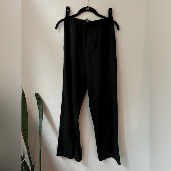 🖤SKIMS BOYFRIEND LOOSE PANTS IN ONYX XS - Picture 5 of 6